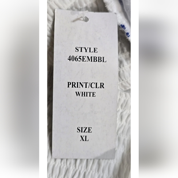 Women's White Maxi 100% Cotton Embroidered Summer Lined Dress XL Santorini Vibes - Picture 11 of 14